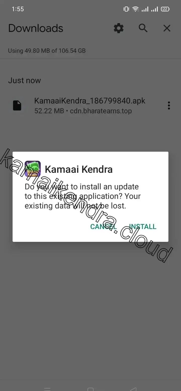 Screenshot of Kamai Kendra Earn by Completing Tasks